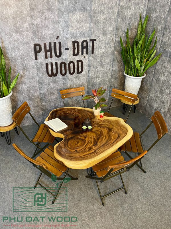gỗ me tây quán cafe- Phú Đạt Wood