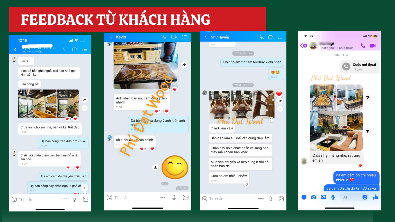 feedback từ khách hàng