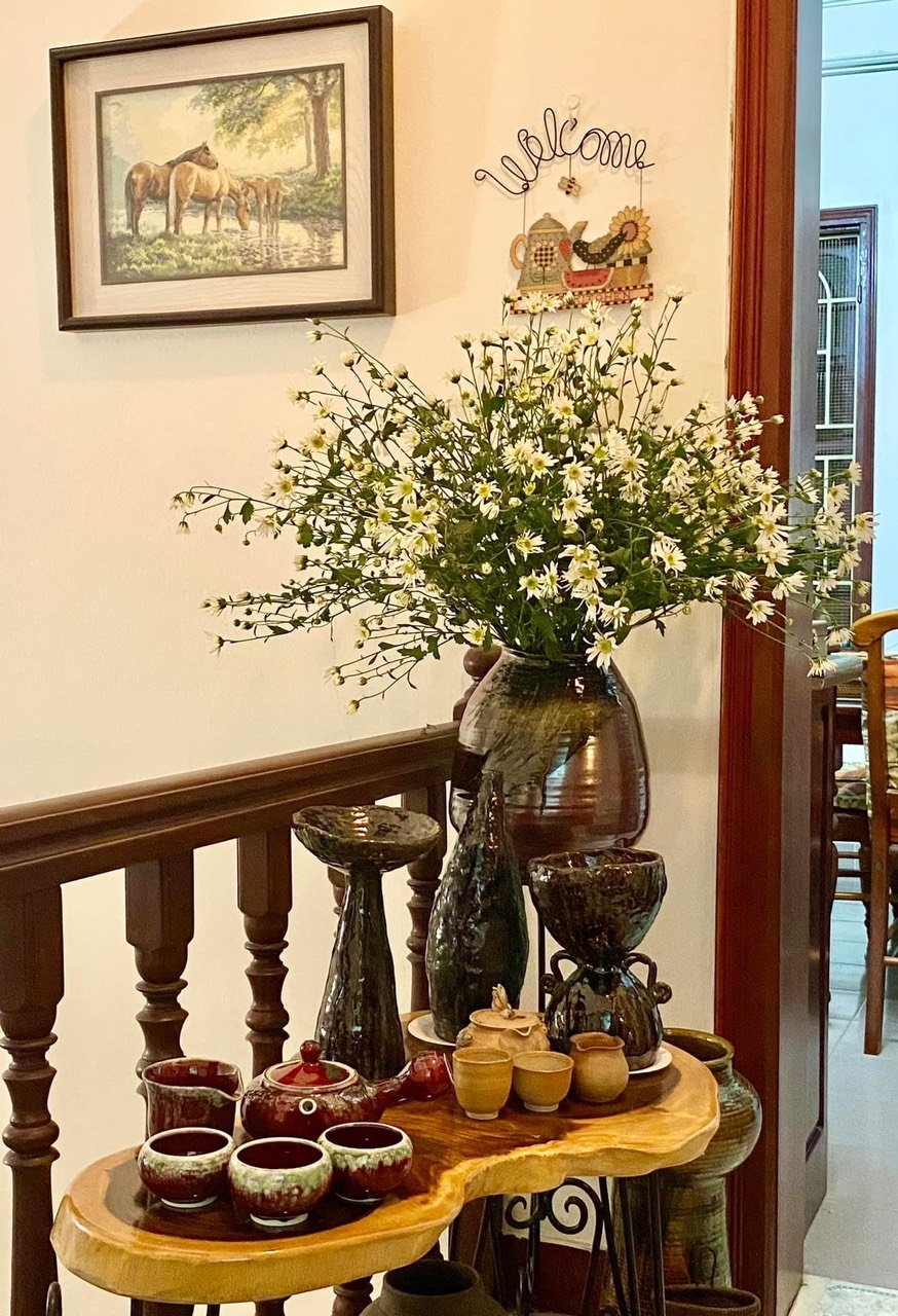 Bàn decor gỗ nguyên tấm