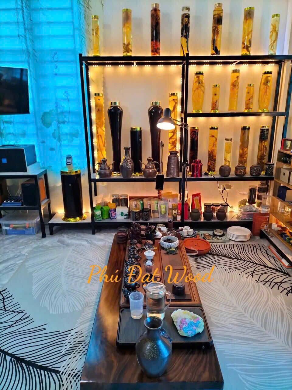 Bàn trà Nội thất gỗ me tây