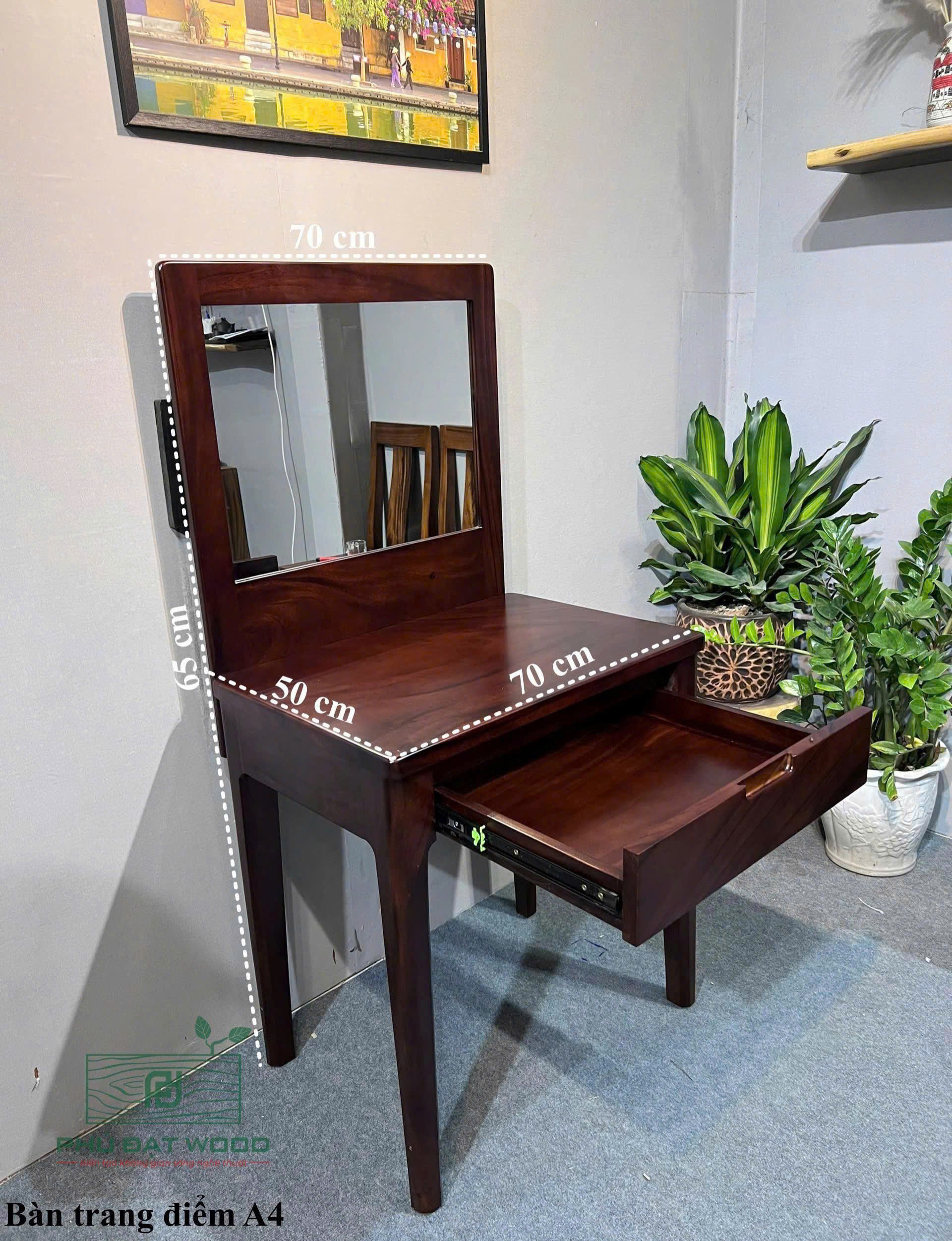 Kích thướC bàn trang điểm A4