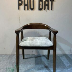 Ghế gỗ me tây có nệm GN-006