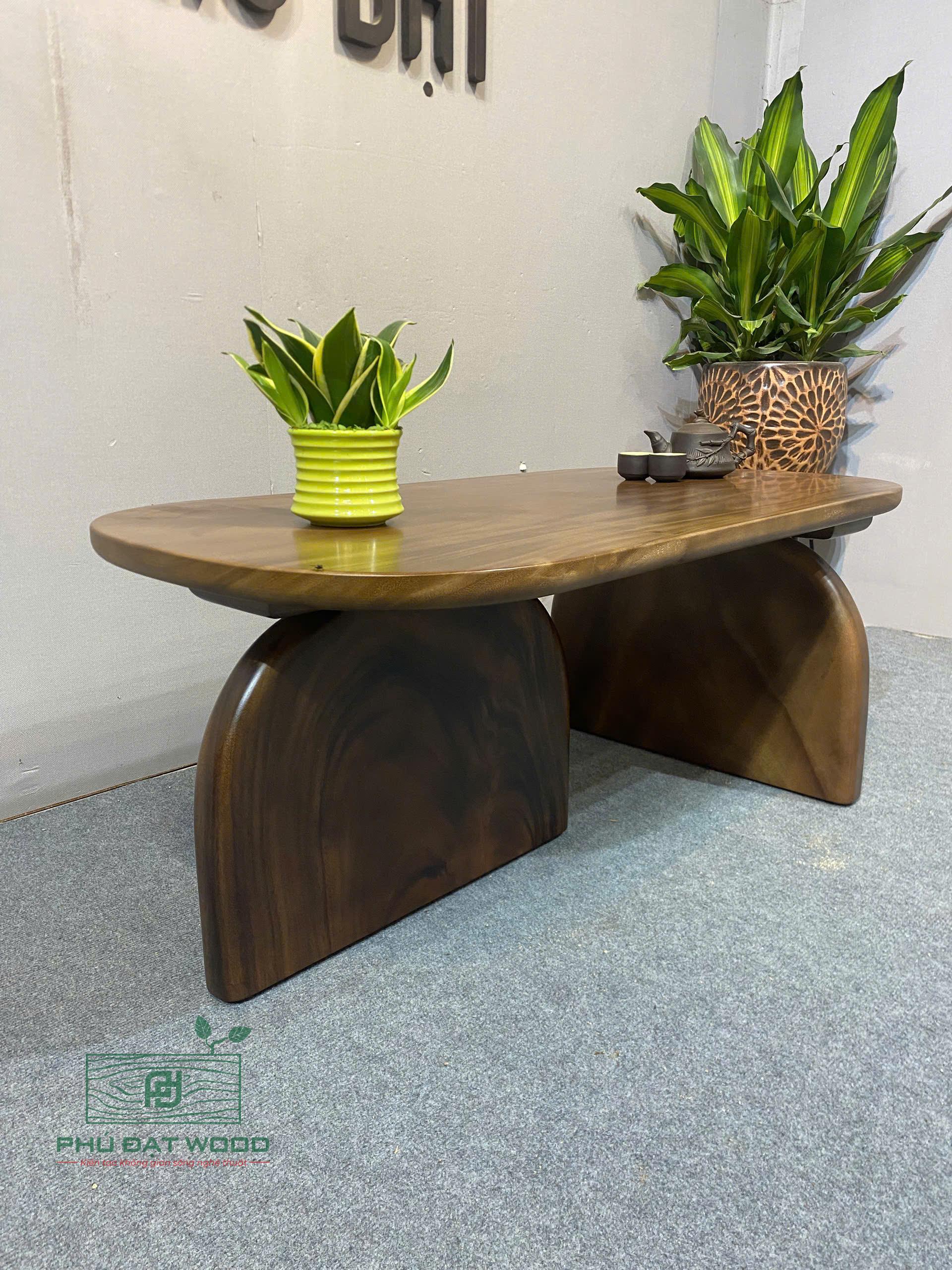 Bàn Gỗ Me Tây Nguyên Khối PĐ 100×50 Bàn Gỗ Me Tây Nguyên Khối PĐ 100×50