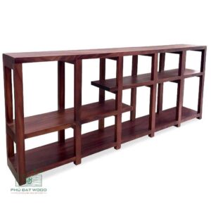 Kệ Sách Gỗ Tự Nhiên 180x70x25 cm