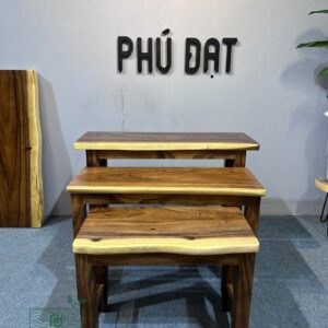 Kệ Trang Trí gỗ me tây nguyên tấm