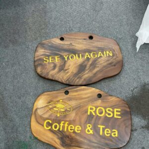 Bảng hiệu quán Cafe gỗ tự nhiên PĐ-06