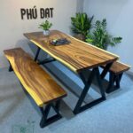 Bộ Bàn ĂN K3 Gỗ Tự Nhiên Me Tây Sang Trọng