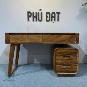 Bàn trang điểm gỗ me tây PDTĐ-003