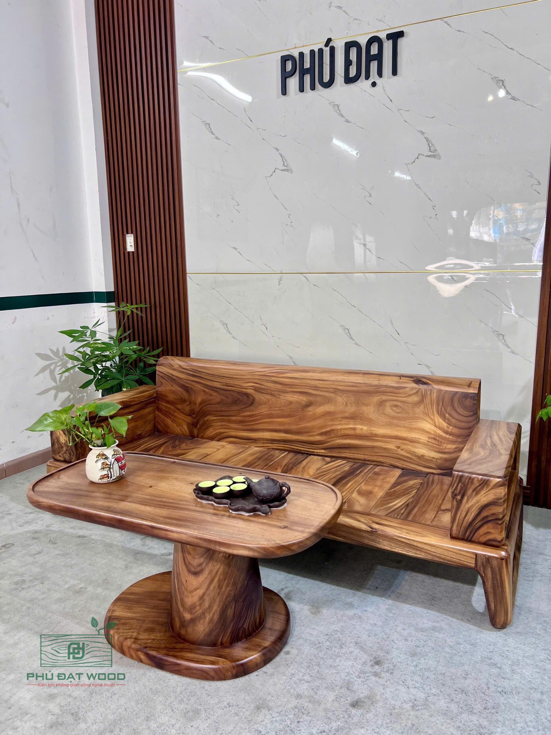 Bộ sofa 2 món gỗ me tây cao cấp S0226 Bộ sofa 2 món gỗ me tây cao cấp S0226