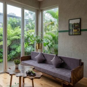 Bộ sofa băng gỗ me Tây S0426
