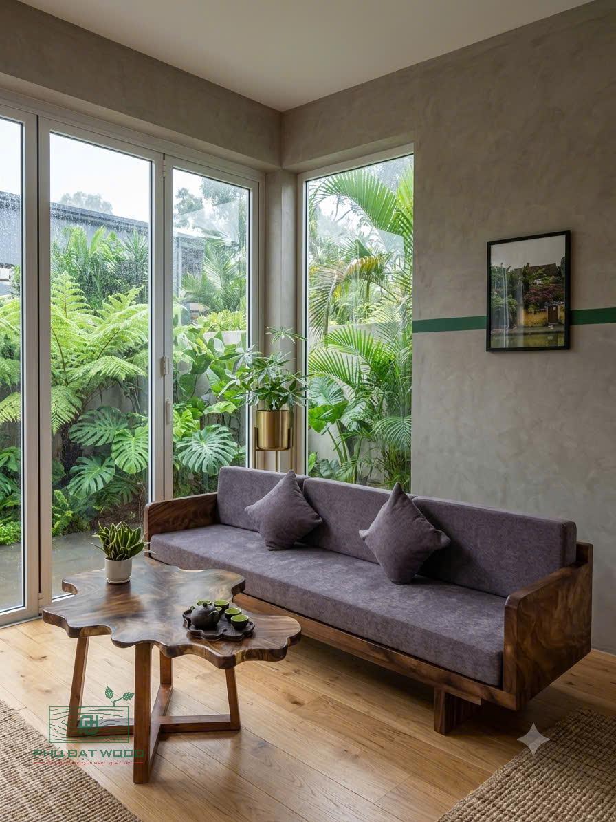 Bộ sofa băng gỗ me Tây S0426 Bộ sofa băng gỗ me Tây S0426