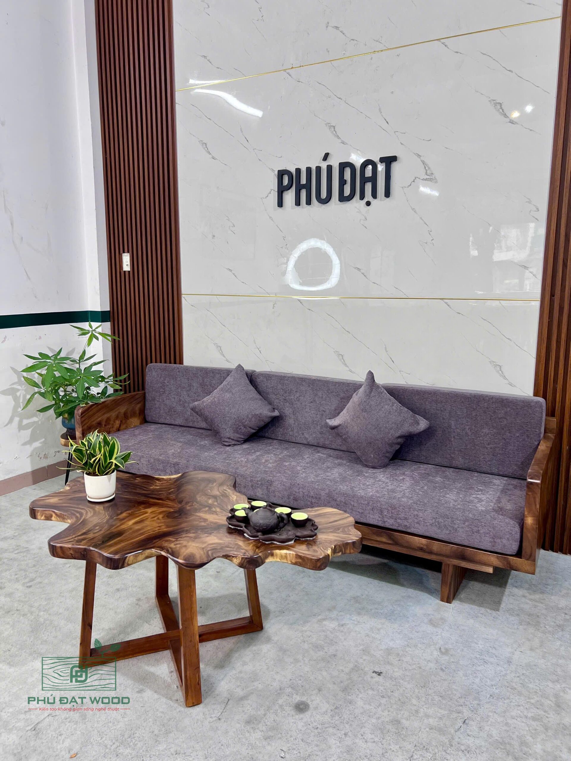 Bộ sofa băng gỗ me Tây S0426
