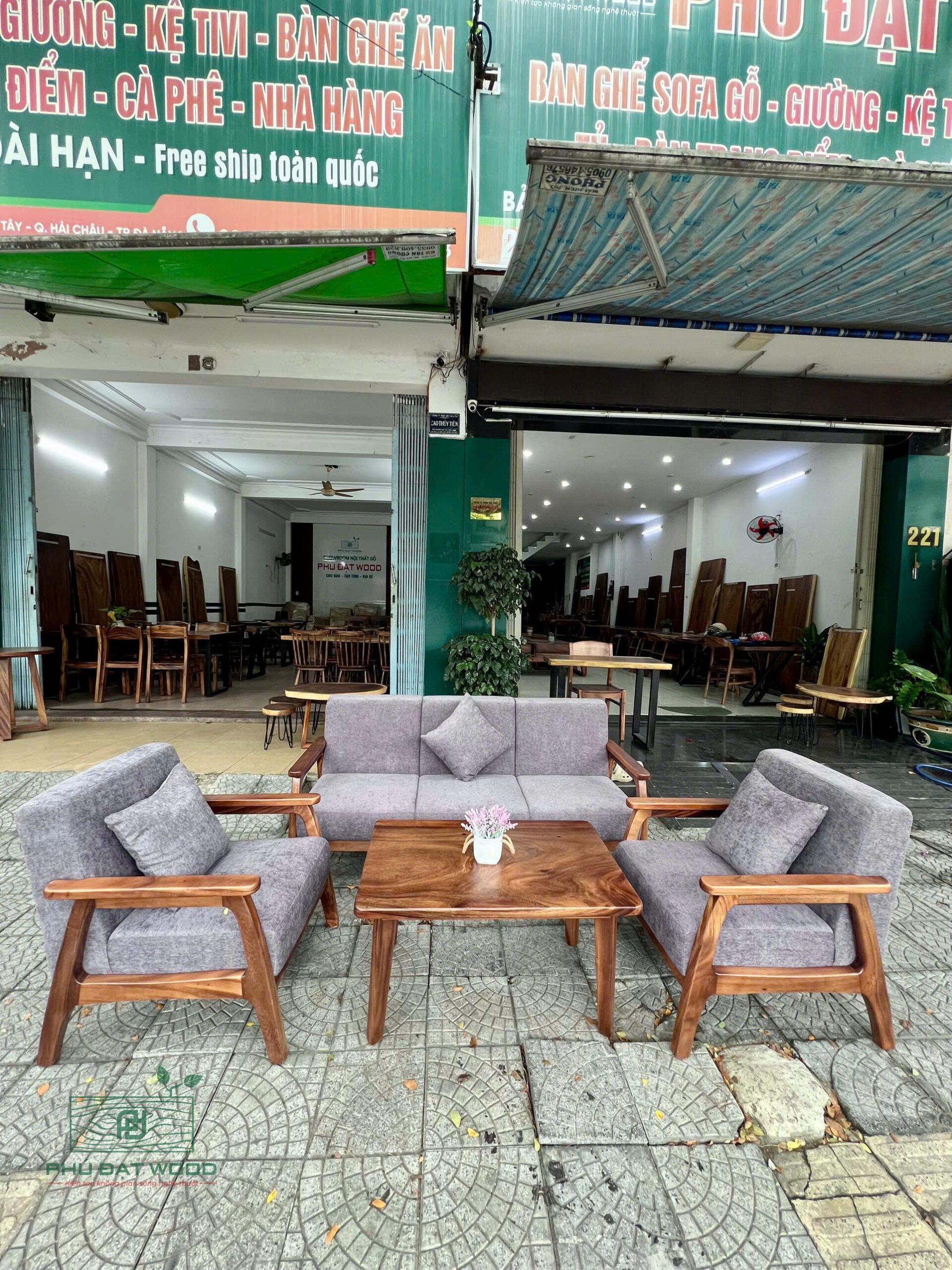 Sofa gỗ me tây S0126 Sofa gỗ me tây S0126
