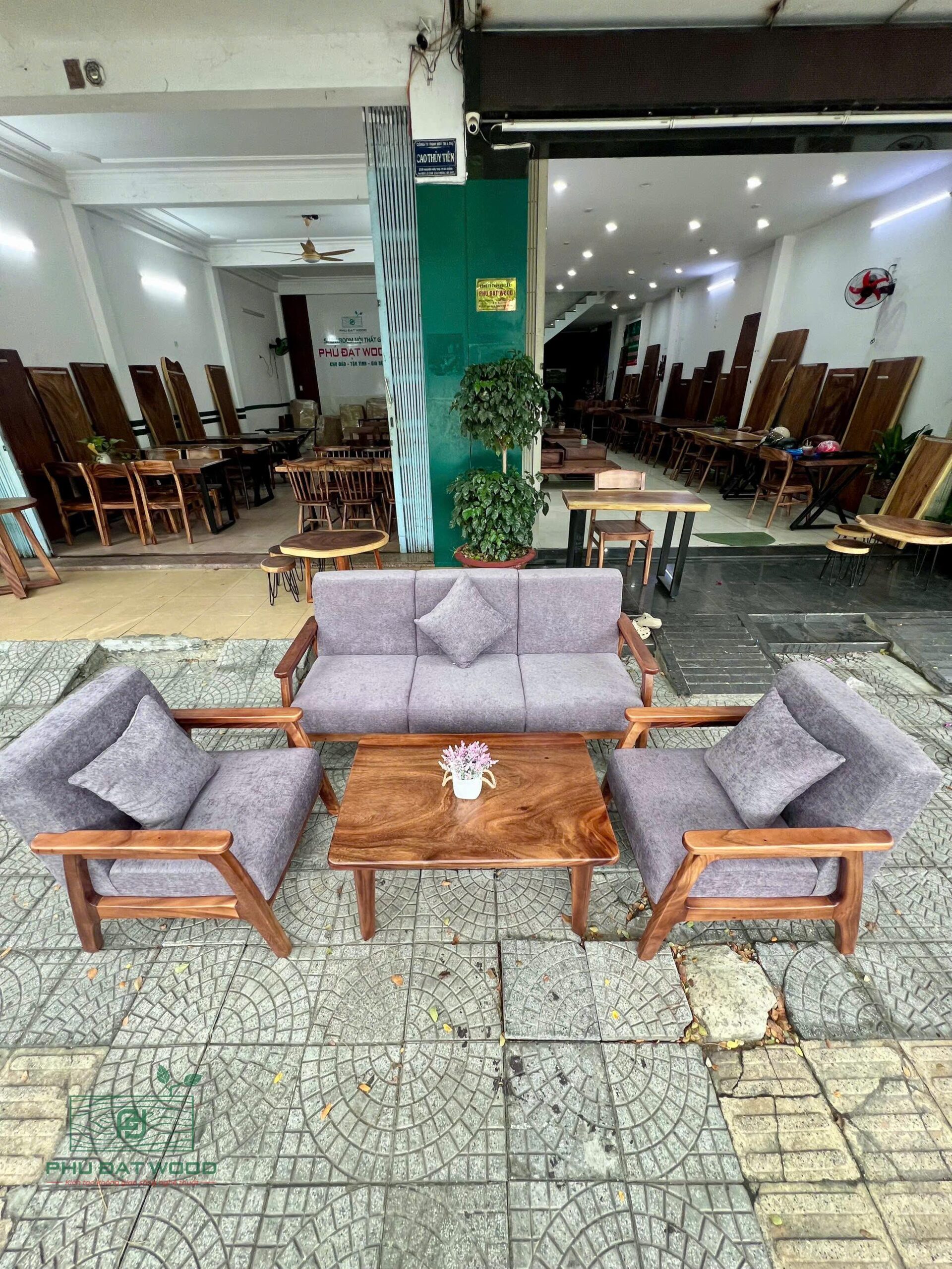 Sofa gỗ me tây S0126 Sofa gỗ me tây S0126