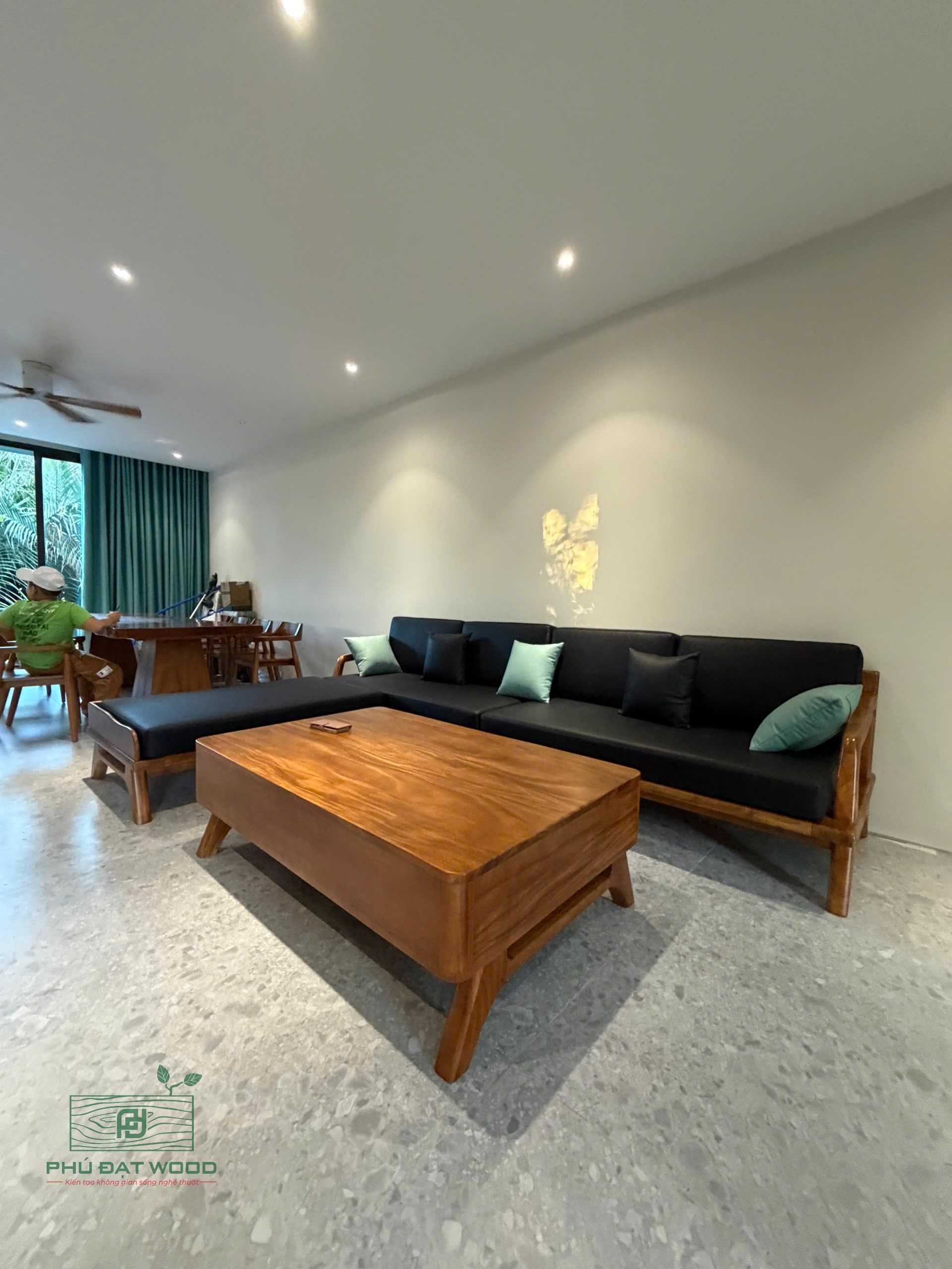 Bộ sofa gỗ me tây S320 Bộ sofa gỗ me tây S320
