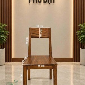 Ghế gỗ me tây GT-002